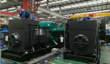 喜讯，英亚体育3台2000KW/10.5KV高压发电机并网成功