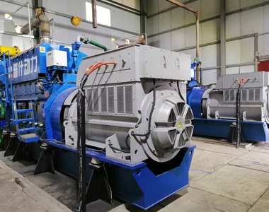 丰都甘泰沼气发电项目配英亚体育2台850KW/10.5KV6极高压发电机