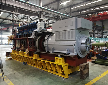 贵州省盘州红达瓦斯电站项目配4台英亚体育6极高压1550KW/10.5KV