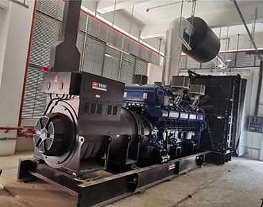 英亚体育2000KW /10.5KV高压发电机用于某芯片项目