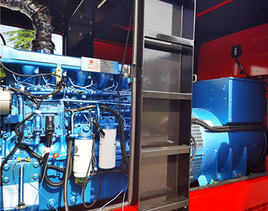英亚体育400KW/400V发电机应用于国内某租赁项目