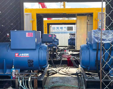 大庆油田燃气项目（5台英亚体育发电机500KW660V)