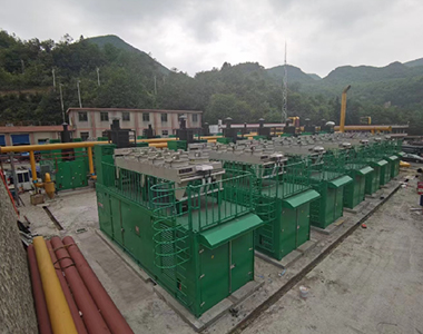 广西玉柴燃气发电项目（英亚体育1200KW/10.5KV/6极高压发电机）