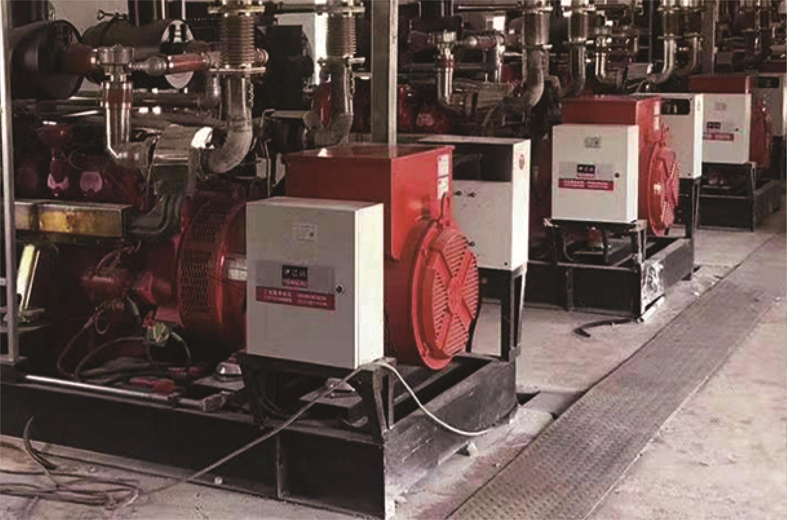 陕北中石化天然气发电站项目（斗山配英亚体育10台200KW）